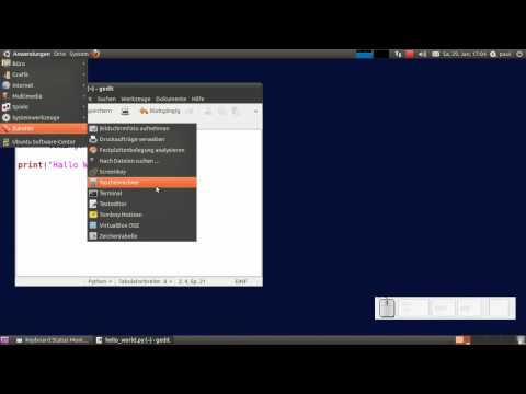 Python-Programmierung - Hallo Welt