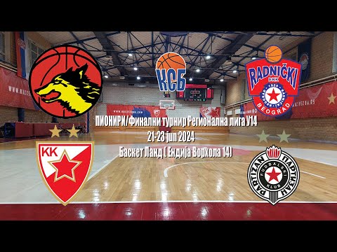 23.06.2024 FTRL U14 15:30 Partizan - Crvena Zvezda
