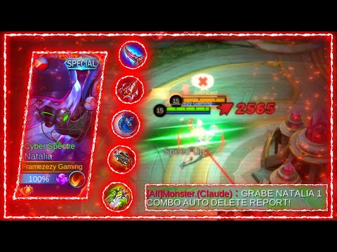 NATALIA 1 SHOT COMBO BUILD! EASY KILL 1 HIT DELETE! - MLBB
