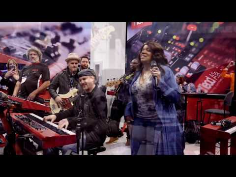 Nord at NAMM 2017 - Robi Botos, Gloria Gaynor, Mike Aaberg, Ty Bailie, Ikiz