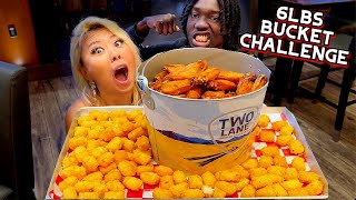 $150 WINGS BUCKET CHALLENGE in Las Vegas!! #RainaisCrazy ft. @mbenguemo1