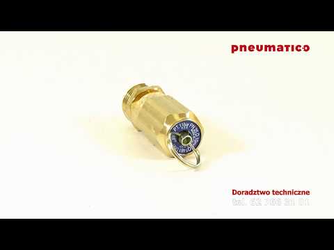 Zawór bezpieczeństwa do kompresora 11 bar 1/2" AirTek