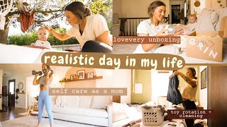 A NORMAL DAY IN MY LIFE AS A SAHM🏠🤎....lovevery unboxing, self care...