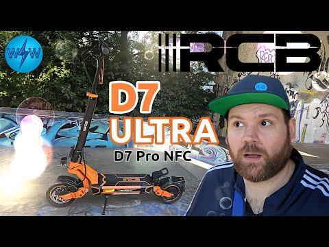 RCB D7 Ultra 🔥 Power & Vollgefedert! 🔥 e-Scooter mit Strassenzulassung ABE 2025, D7 Pro NFC, Premium