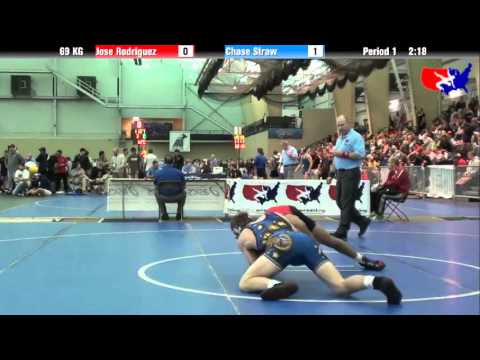 Jose Rodriguez vs. Chase Straw at 2013 FILA Cadet Nationals - FS
