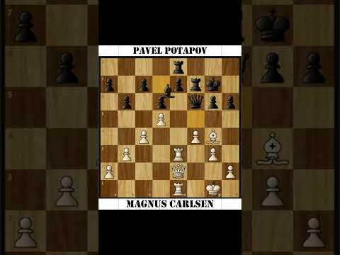 Magnus Carlsen vs Pavel Potapov / 2021 1-0 / #chess