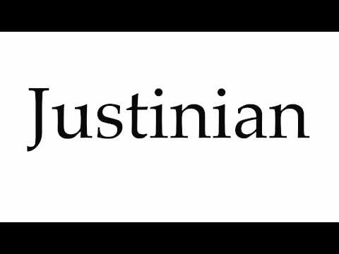 How to Pronounce Justinian