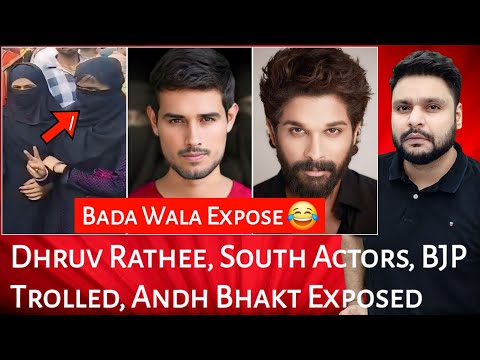 Dhruv Rathee | South Actors | BJP Trolled | Andh Bhakt Exposed | Mr Reaction Wala