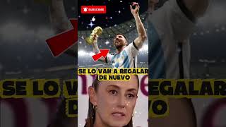 Download lagu Claudia Sheinbaum says they are going to hand the World Cup to Messi again mp3