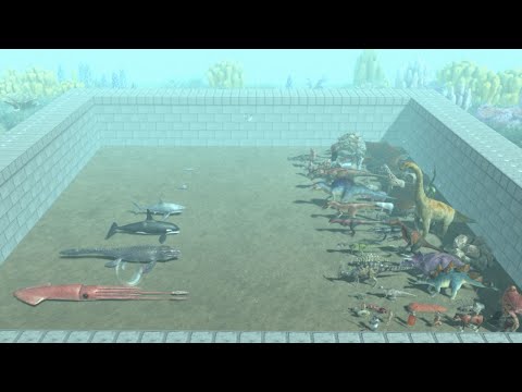 NEW AQUATICS Team vs ALL TEAMS Animal Revolt Battle Simulator