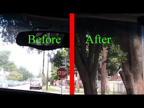 How to Super Clean Inside Windshield!