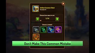 Hero Wars — Artifact Essense, Scroll, and Metal Chests