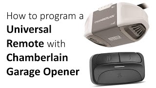 How to Train Universal Remote For Chamberlain Garage Door Opener