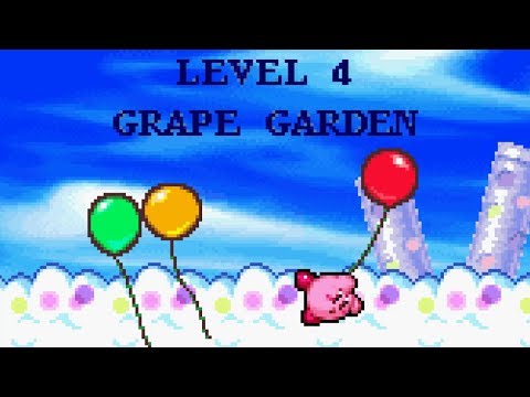 Kirby: Nightmare in Dream Land - Level 4: Grape Garden - No Damage 100% Walkthrough