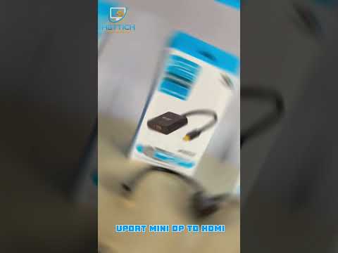 UPORT Black Mini DP To HDMI Converter