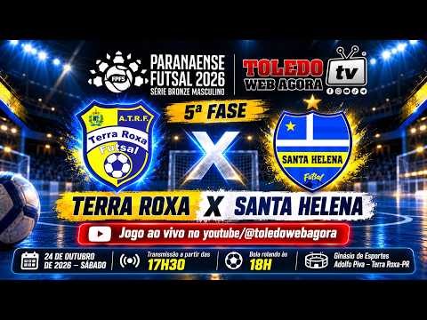 🚨🔥 É DECISÃO! TERRA ROXA X SANTA HELENA AO VIVO! ⚽🏆