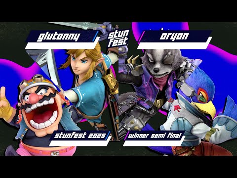 STUNFEST 2025 - TOP 8 - Glutonny (Link, Wario) Vs. Oryon (Wolf, Falco) - Winner Semi