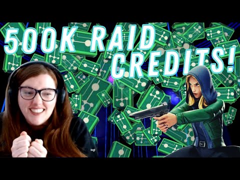 Spending 500k Raid Credits on Raid Orbs for Sharon!! - Marvel Strike Force, MSF