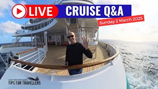 LIVE: Cruise Q&A Sunday 9 March 2025 10am PT/1pm ET/ 5pm UK
