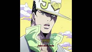 Jotaro Kujo Through The Years #jojosbizzareadventure #anime #jotarokujo
