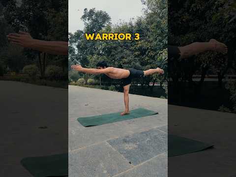 Warrior pose 1 2 3 . Try it #yoga #warriors #strength #ytshorts #yogapose