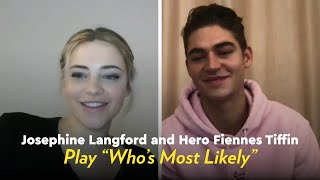 Josephine Langford and Hero Fiennes Tiffin Play