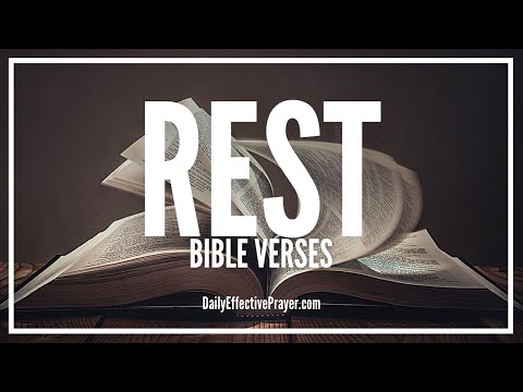 Bible Verses On Rest | Scriptures For Rest (Audio Bible) Video