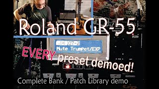 Video thumbnail for Roland GR-55 Guitar Synthesizer // EVERY preset demo (with Godin xtSA guitar) by Kaleidoscope School of Music