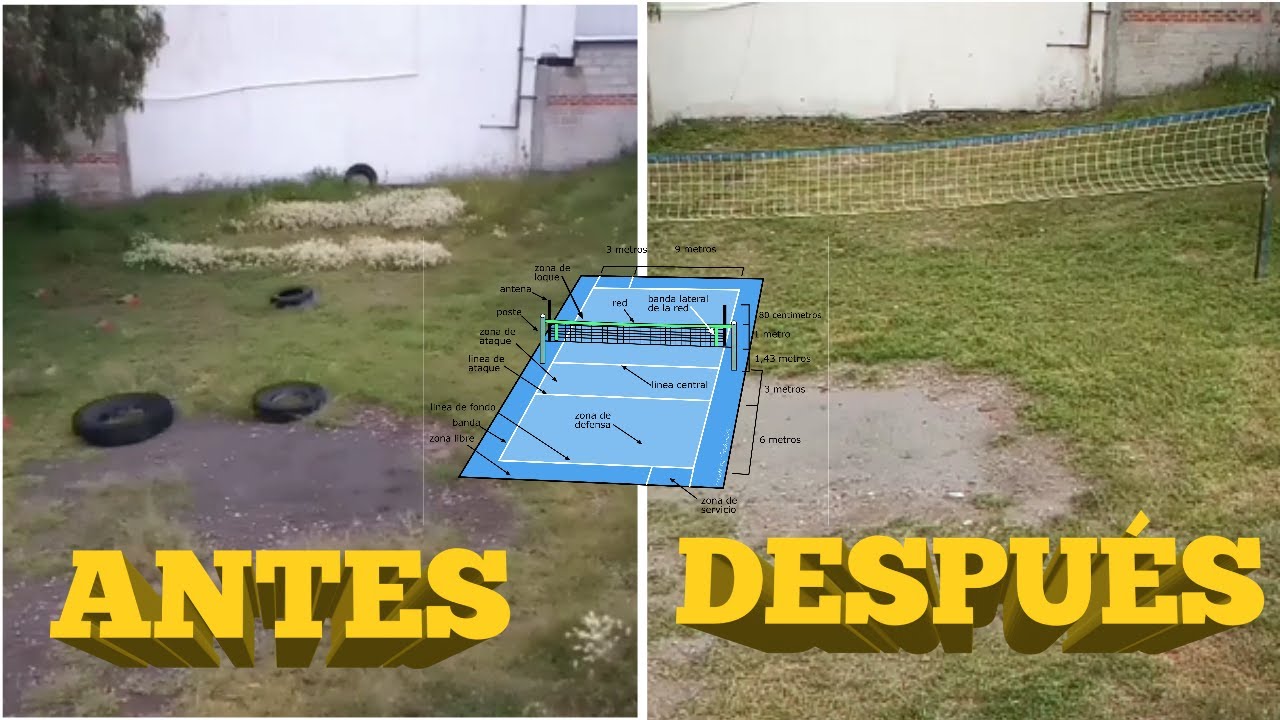 ¿COMO CONSTRUÍR UNA CANCHA PROFESIONAL DE VOLEIBOL FUTVÓLEY / ASI ES COMO SE HACE