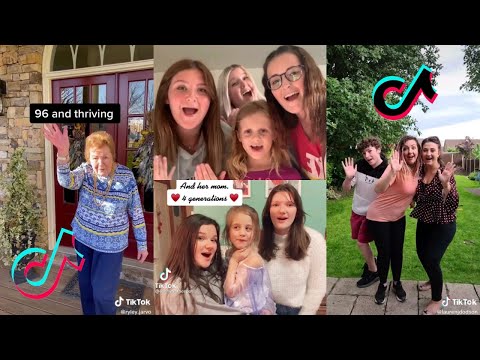 Generations Tik Tok Challenge - Hi Mom👨‍👩‍👧‍👧🥰 ~ tiktok compilation family