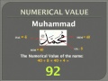 Numerical Value of Prophet's name revealed behind surah number and the total verses Numerical Value of Prophet's name revealed behind surah number and the total verses