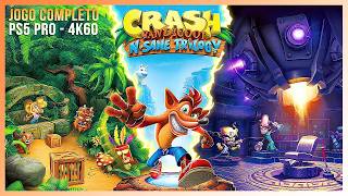 Crash Bandicoot N Sane Trilogy - Jogo Completo no PS5 Pro! | Em 4K60fps!
