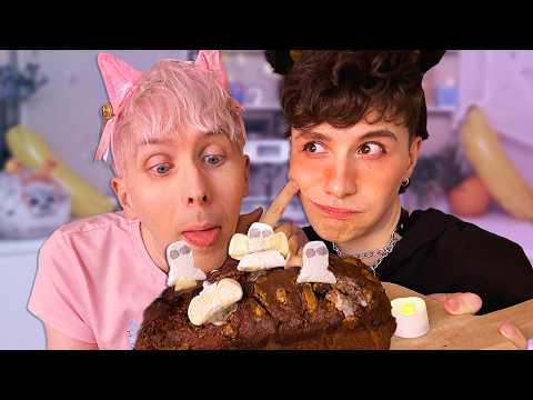 Halloween Baking - FEMBOY BANANA BREAD