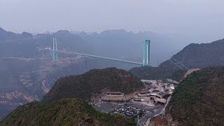 Chinas höchste Brücke zieht Millionen Besucher an