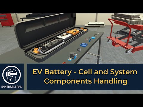 Master Cell & System Components Handling with EV Battery VR Training!
