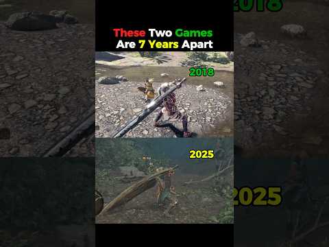 These Two Games Are 7 Years Apart - Monster Hunter Wilds
