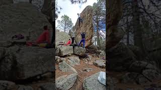 Video thumbnail of El Escaqueo, 6C. La Pedriza