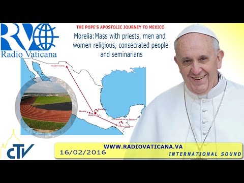 Misa de sacerdotes y religiosos/as con el papa Francisco