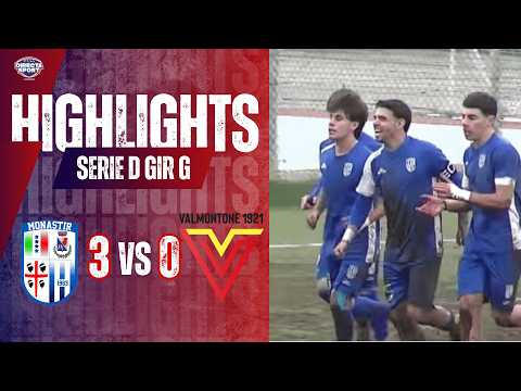 Serie D Football Group G – Monastir 1983-Valmontone 1921 3-0 (Highlights)