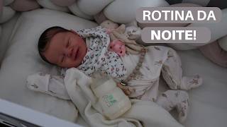 ROTINA DA NOITE COM A BEBÊ REBORN AMÉLIA!