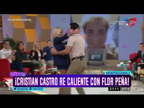 ¡Cristian Castro re caliente con Flor Peña!
