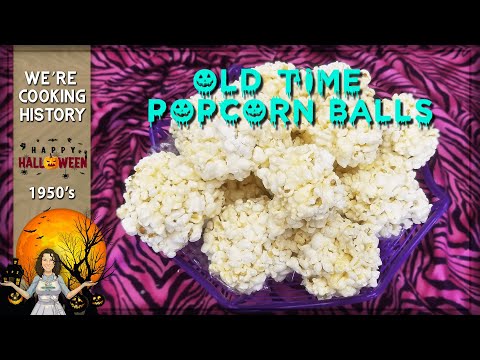 Popcorn Balls (from the 1950s) for Halloween are so Easy to Make!