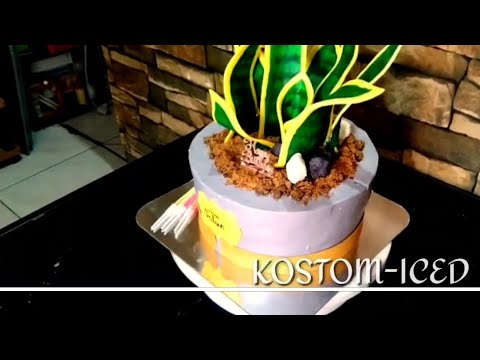 #KOSTOM-ICED Plantita version " cake for our mother "