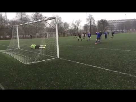 Leeuwarder Zwaluwen JO17-1 - S.C. Stiens JO17-1 (11-02-2017)