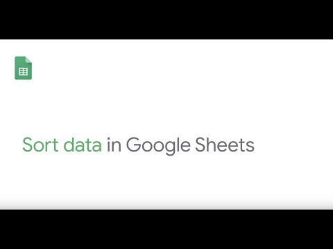 Sort & filter data in Google Sheets