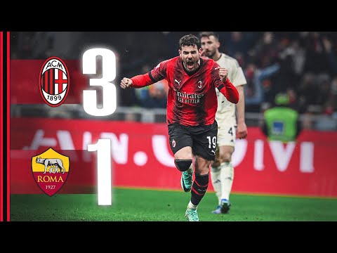 Giroud reaches double digits 🔟⚽ | AC Milan 3-1 Roma | Highlights Serie A