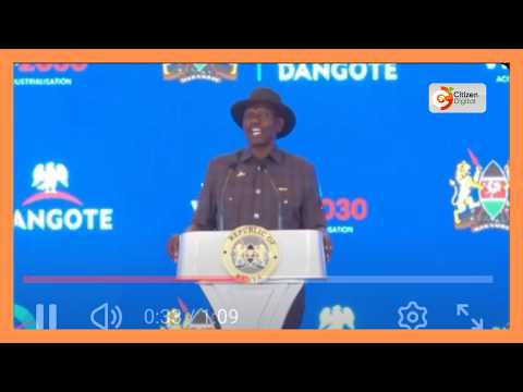 Ruto launches Dangote refinery project in Lamu