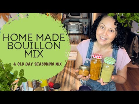 Low Sodium Chicken & Beef Flavoured Bouillon & Old Bay Seasoning Mixes (vegan)