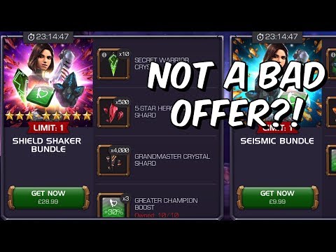 5 Star Quake Crystal Opening! - Not A Bad Offer?!? - Marvel Contest Of Champions
