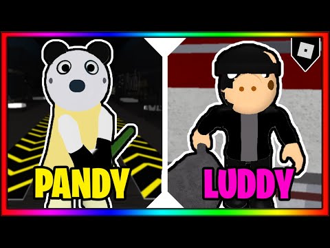 How to get the "(LUDDY) & "TSP WITHDRAWAL PANDY" BADGES + SKINS/MORPHS in Piggy Roleplay || Roblox
